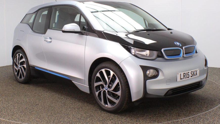 Used 2015 SILVER BMW I3 Hatchback 0.0 I3 60AH 5d AUTO 168 BHP ELECTRIC (reg. 2015-06-06) for sale in Stockport
