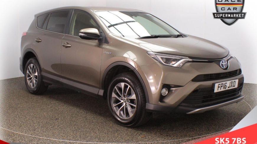 Used 2016 BEIGE TOYOTA RAV4 4x4 2.5 VVT-I BUSINESS EDITION PLUS 5d AUTO 197 BHP HYBRID ELECTRIC (reg. 2016-05-20) for sale in Stockport