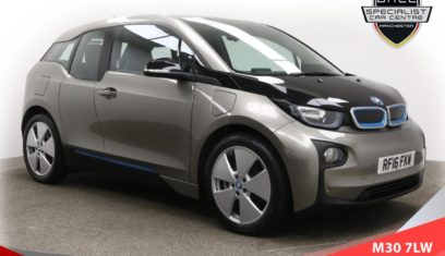 Used 2016 SILVER BMW I3 Hatchback 0.6 I3 RANGE EXTENDER 60AH 5d AUTO 168 BHP HYBRID ELECTRIC (reg. 2016-08-09) for sale in Stockport