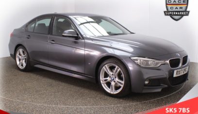 Used 2017 GREY BMW 3 SERIES Saloon 2.0 330E M SPORT 4d AUTO 181 BHP HYBRID ELECTRIC (reg. 2017-03-02) for sale in Stockport
