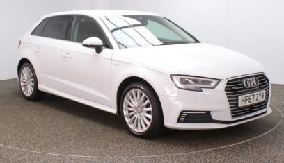 Used 2017 WHITE AUDI A3 Hatchback 1.4 SPORTBACK E-TRON 5d AUTO 101 BHP HYBRID ELECTRIC (reg. 2017-09-22) for sale in Stockport