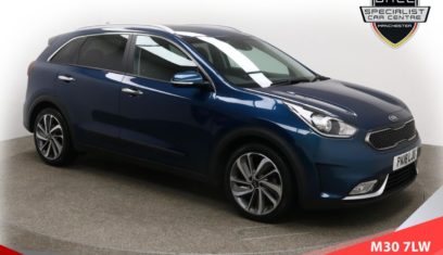 Used 2018 BLUE KIA NIRO Estate 1.6 3 5d AUTO 104 BHP HYBRID ELECTRIC (reg. 2018-03-28) for sale in Stockport